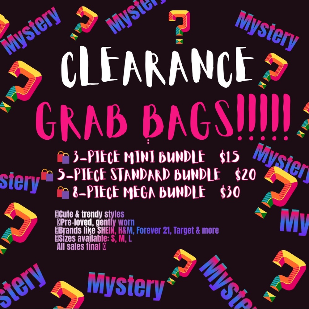 Mystery Clearance Grab Bags